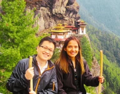 Hiking to Tiger Nest