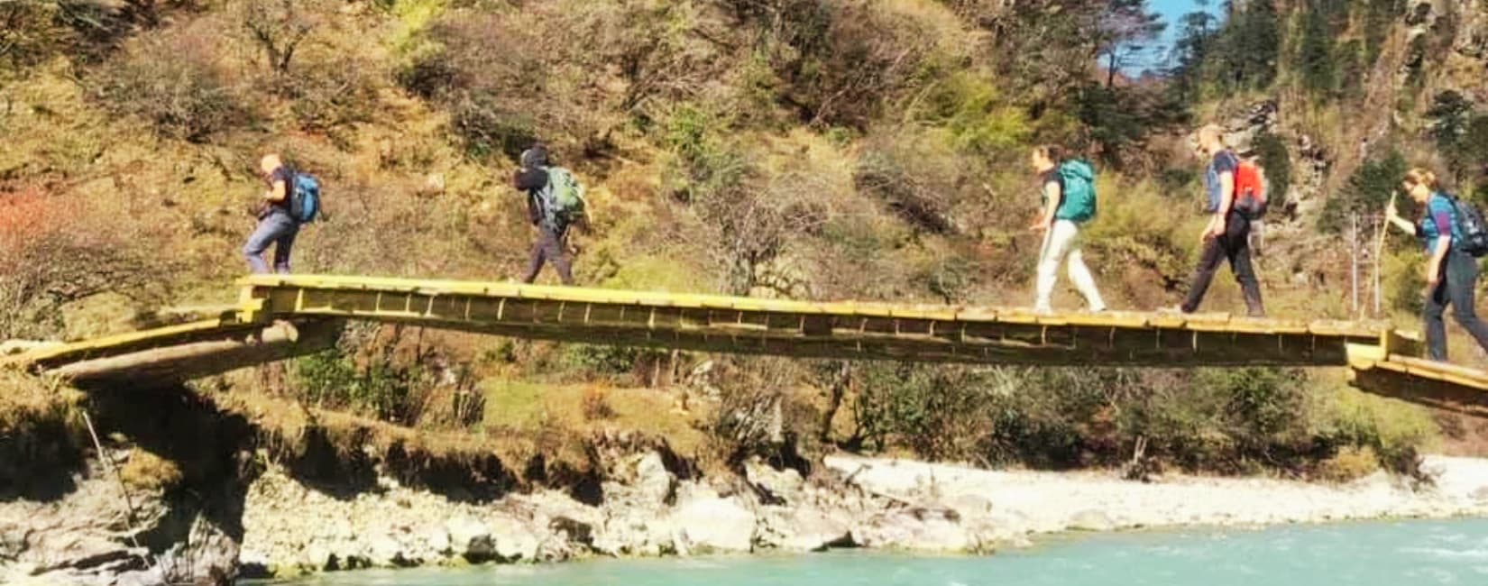 Bridge Cross Jomolhari Trek