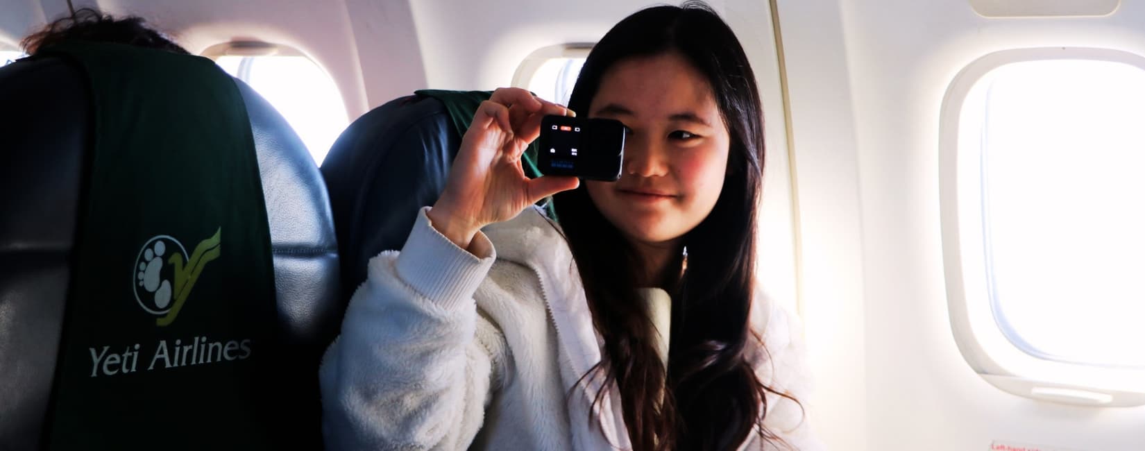 During The Mountain Flight