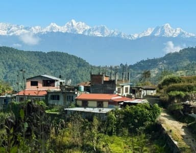 Mountain view from Nagarkot