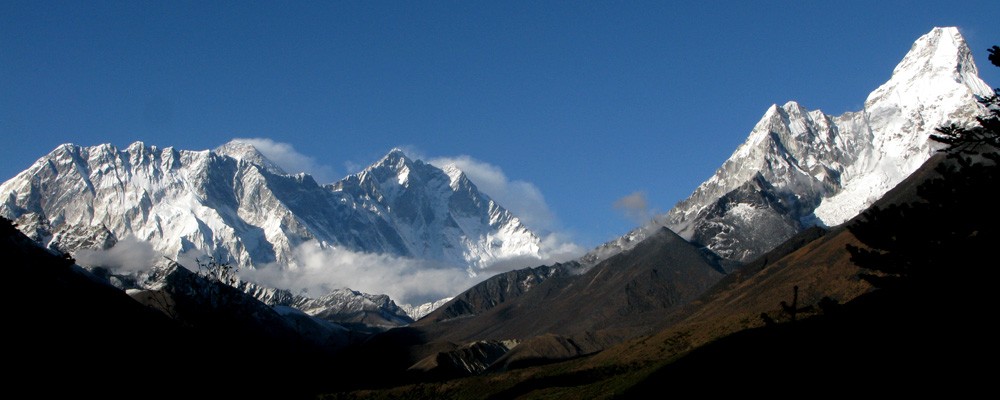 Everest view from Tengboche.