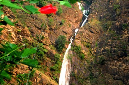 Waterfall near Chamje.