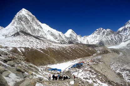 Gorakshep and Kalapathar view.