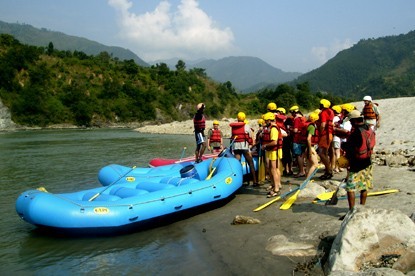 Trishuli Rafting.