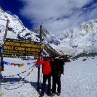 Annapurna View  from Base Camp