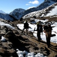 View before Chola Pass.