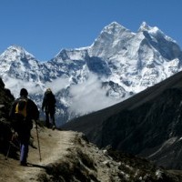 Everest trekking trails.