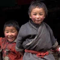 Childrens from Manaslu.