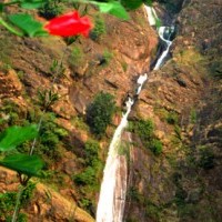 Waterfall near Chamje.