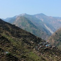 Terrace Village in Manaslu.